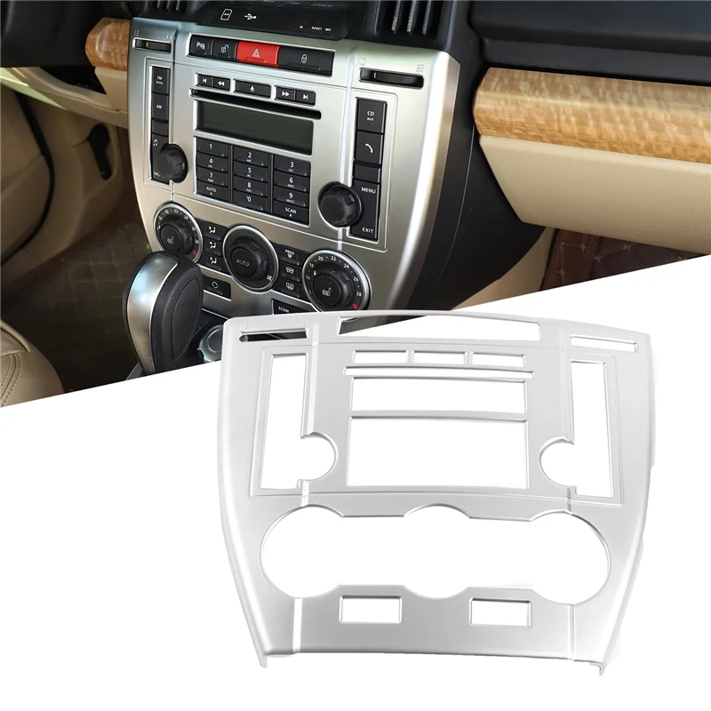 Air Conditioning Mode Large Frame Navigation Screen Decorative Frame Control Panel for Land Rover Freelander 2 07-12 A