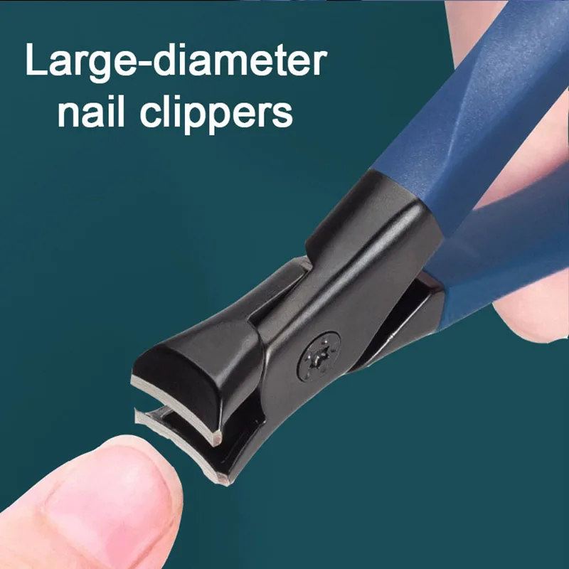 Nuovo 1PCS Tagliaunghie professionale Kit tagliaunghie Set Tagliaunghie antispruzzo Strumenti per pedicure in acciaio inossidabile ZJJ02