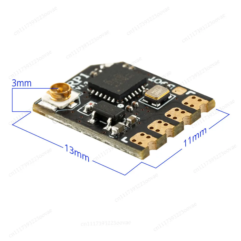 RP1 V2 2.4GHz ELRS Nano Receiver Ultra-Small Long Range High Refresh for FPV Drone RC, Replacement Part
