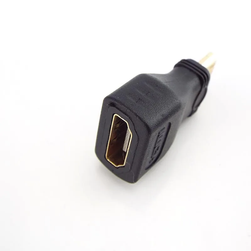 Mini HDMI-compatible Converter Male To Standard Extension Cable Adapter Female To Male Convertor Gold-Plated 1080P 1/2/5pcs