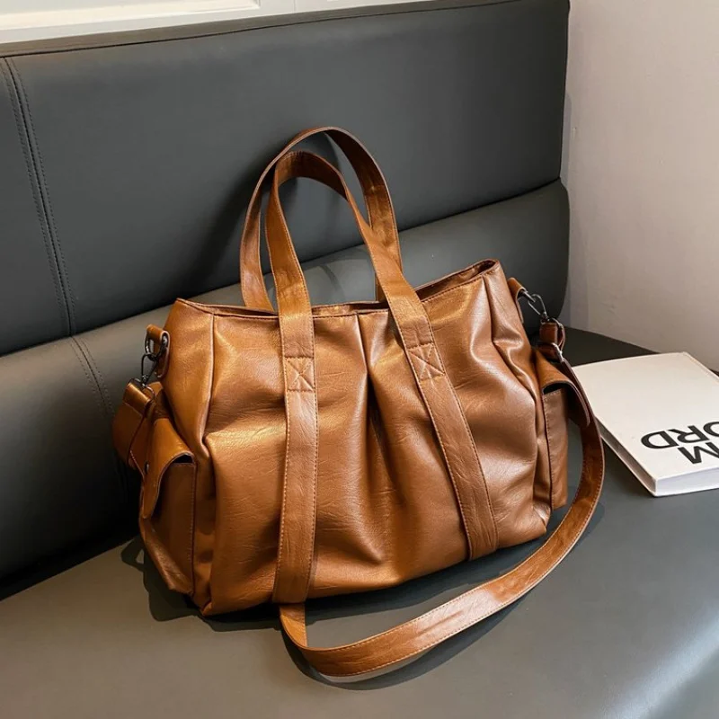 

Стильная женская сумка из элегантной кожи, популярный классический стиль со съемной цепочкой для универсального использования