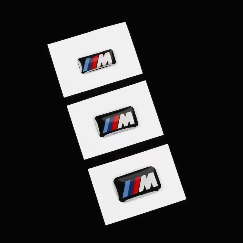 عجلة القيادة شعار Autocollants صب Roues M شعار BMW E46 E39 F30 E38 E90 E60 E36 F30 F20 g10 g20 g30 X1 X3 X5 X6 اكسسوارات