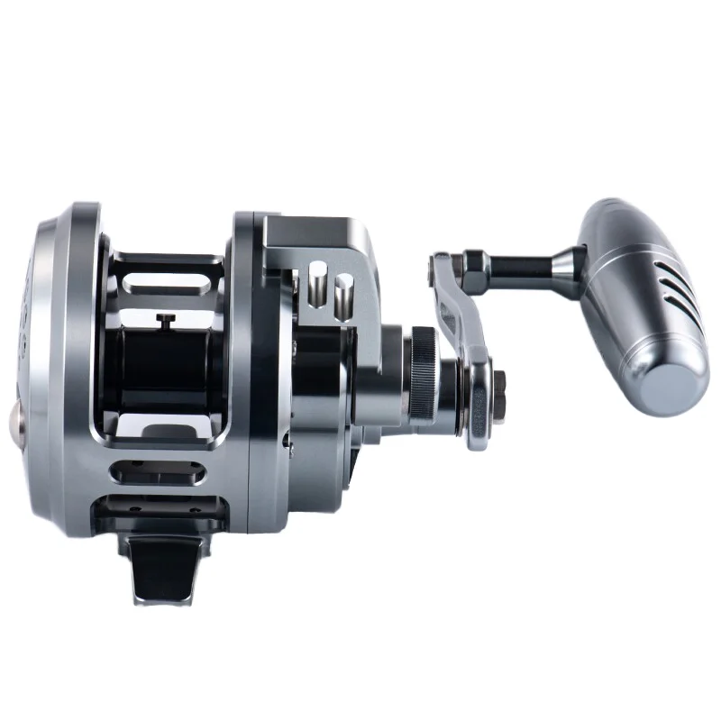 Metal plate drum UT500 left-handed 30kg braking force, seawater bait fishing reel 6.1:1 gear ratio 11 bearings