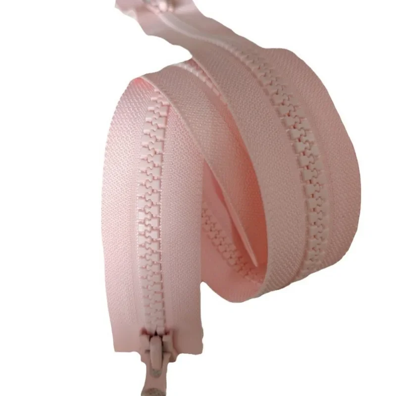 YKK Zipper 8# 70 To 100cm Resin Double Open Pull Head Red Blue Grey Pink Khaki Jacket Sweater Repair Fix Tailor Sewing Accessory