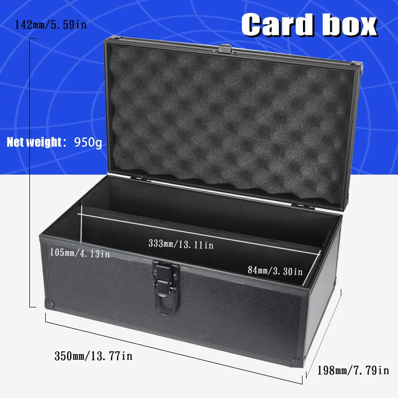 Premium Wood Fiber Card Storage Box - Large Capacity, Ptcg & Tcg Organizer For Collectors 14+