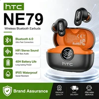 Écouteurs de traduction en temps réel HTC NE79, Bluetooth, musique HiFi, appels HD, réduction du bruit, écouteurs sans fil, affichage LED avec micro 1
