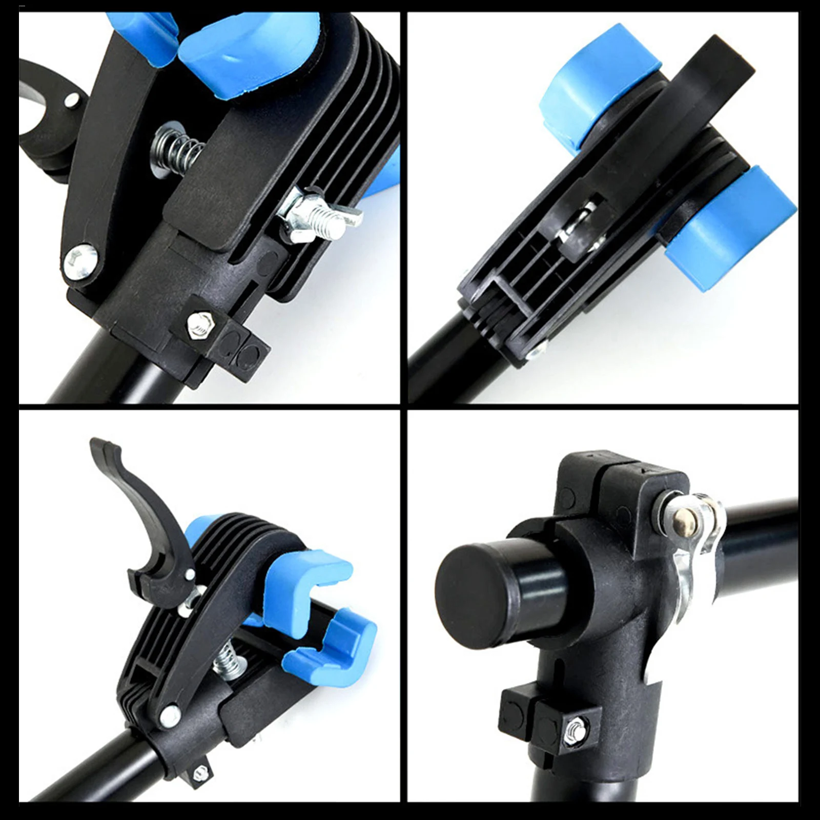 Repair Rack Bicycle Wall Hanger 43*33*33.5cm Adjustable Bicycle Repair Stand Black Indoor Fixed Clip Mountain Bikes