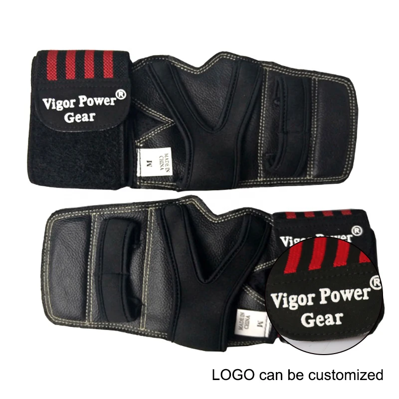 Weightlifting Training Weight Lifting Gloves, Wrist Support, Bar Grip, Barbell Straps, Hand Protection, 1Pair