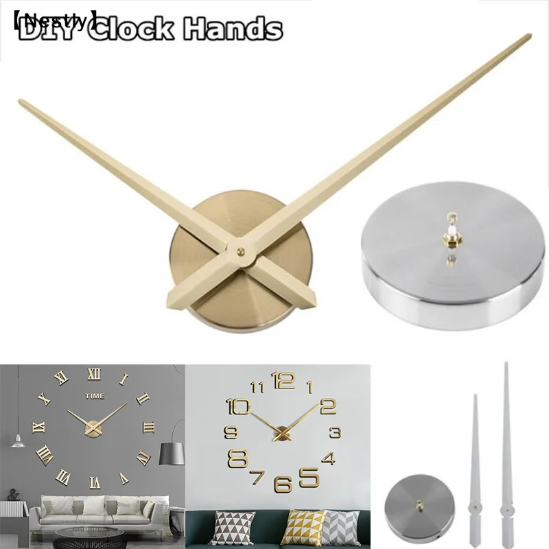 New Big Size  for 3D Wall Clock Modern Home Decor Brief DIY Large Clock Needles Quartz Hour Hands Accessories Mechanism〔Nest〕