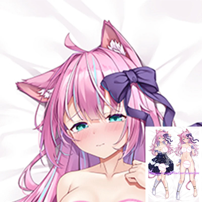 

Dakimakura Anime Pillow Cover Hakui Koyori Double Sided Print 2Way Bedding Festival Gifts Gifts