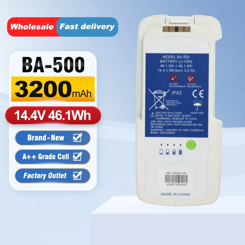 BA-500 Battery Replacement 8-CELLS For Inogen One G5  Rove 6  Portable Oxygen Concentrator