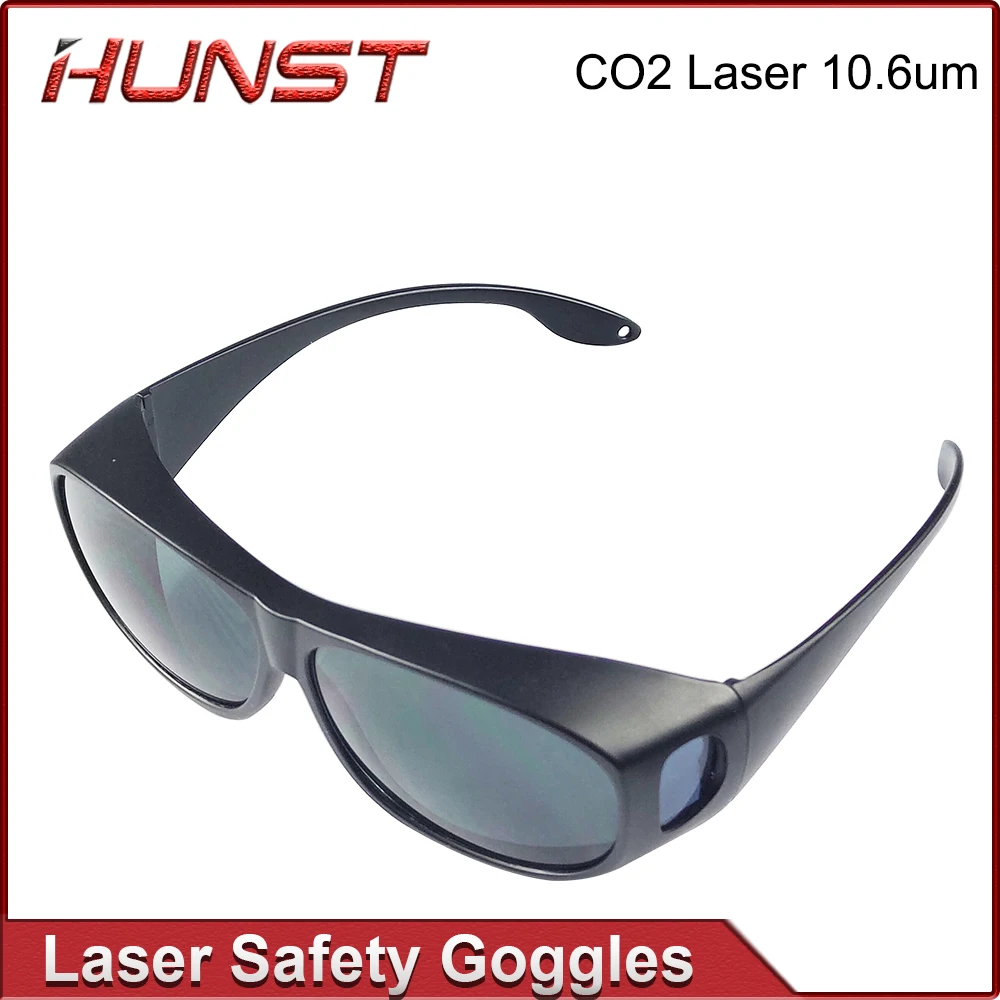 Imagem -03 - Óculos de Segurança Hunst Laser para Marcação e Corte de Peças de Máquinas Óculos de Proteção Co2 Od6 Mais 10600nm