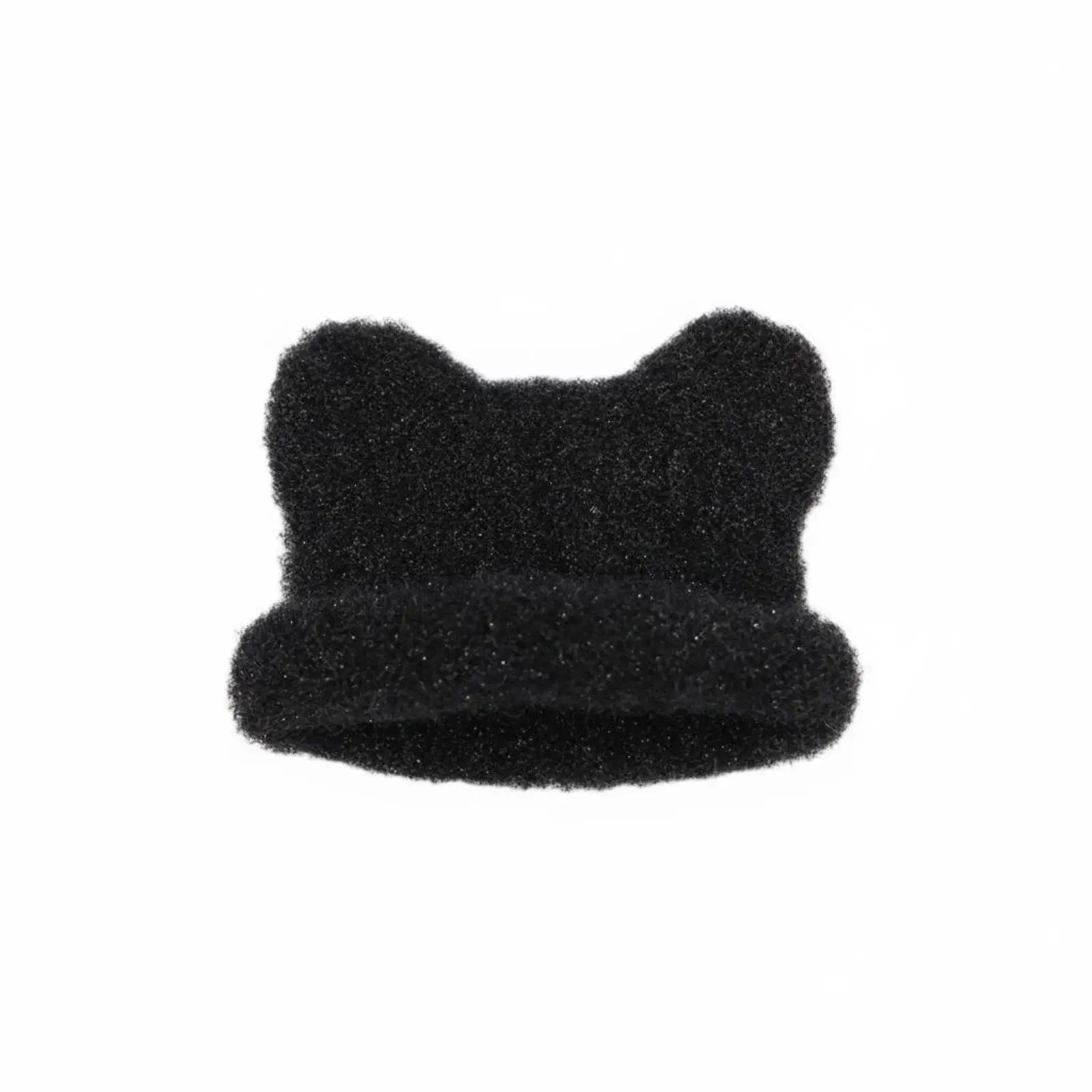 Doll Knitted Hat Plush Bear Ears Cap Handmade Winter Accessory for OB11 Doll House Miniatures