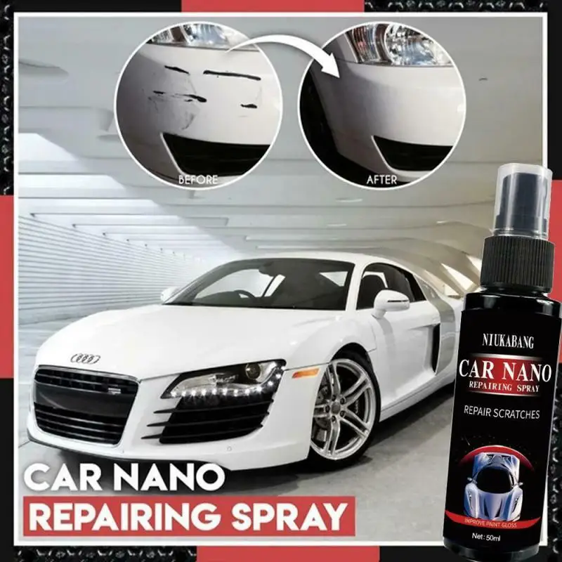 

50/100ml Nano Car Scratch Removal Spray Repair Nano Spray Scratches Car Scratch Repair Polish Spray Car Ceramic Coating Dropship