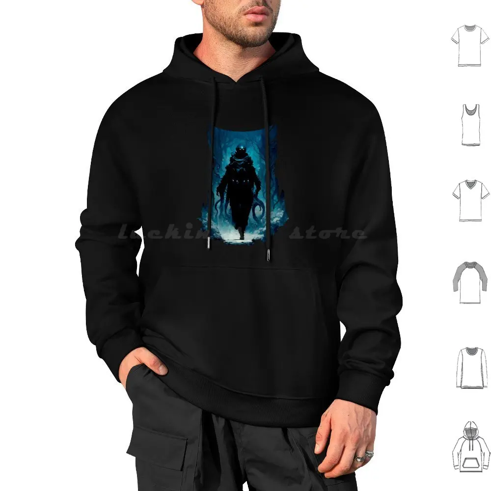 Abyss Walker manga comprida algodão Hoodie, Abyss Dark Artorias Souls Dark Souls Wolf Hoodie, Abyss Walker Dark Souls 2 Fogueira