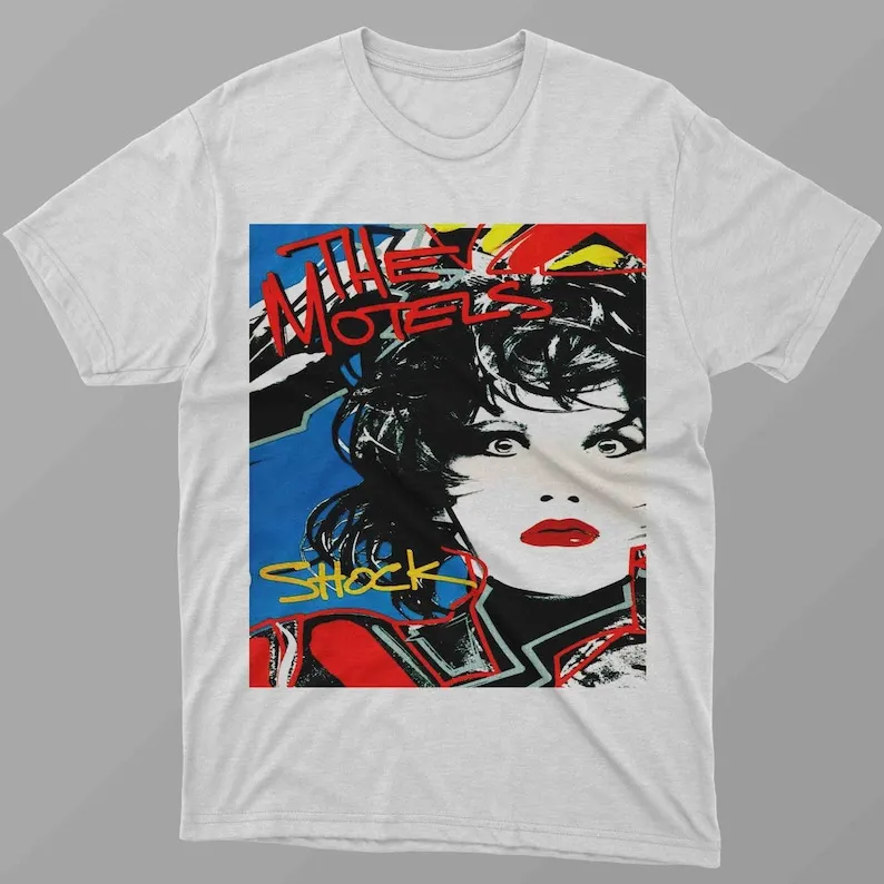 

The Motels tshirt new wave Adult Regular Fit O-Necked Tees Cotton Men's Printed Tops