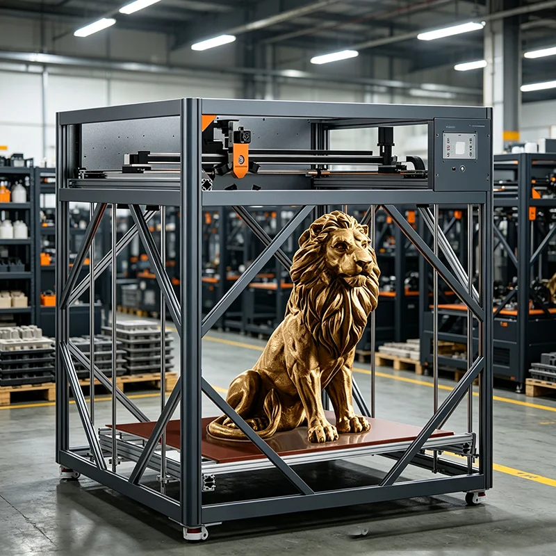 Big Size 3D Printer WiFi Remote Control All Metal Frame Hobby 3D Printer for Cosplay Props