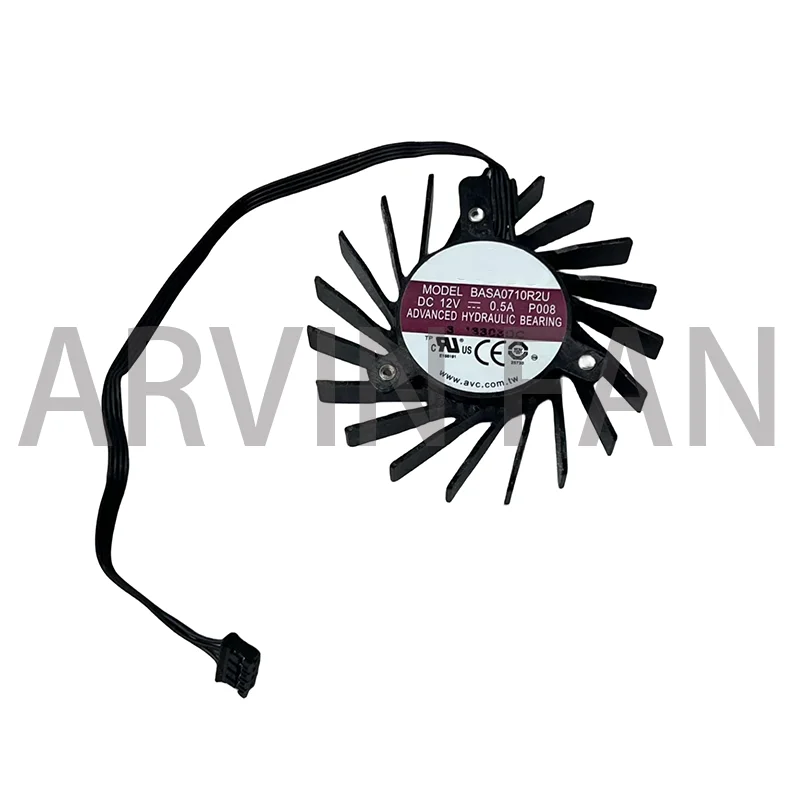 

NEW BASA0710R2U DC12V 0.5A 35x35x35mm 4Wires 4Pin For Quadro Q4000 2GB Cooler Card Cooling Fan