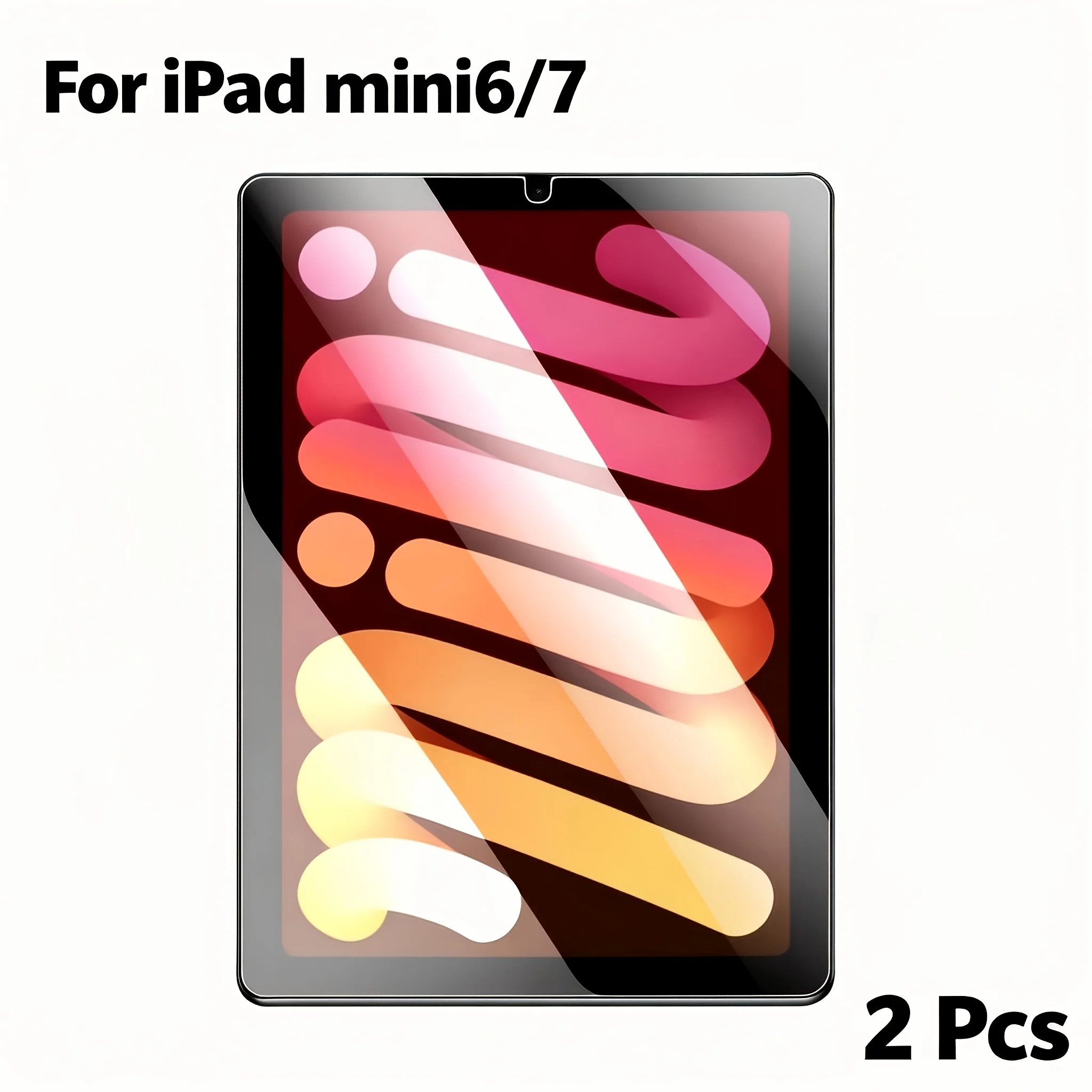 Tempered Glass Screen Protector for iPad Mini 6/7, 8.3-inch Tablet Pack of 2