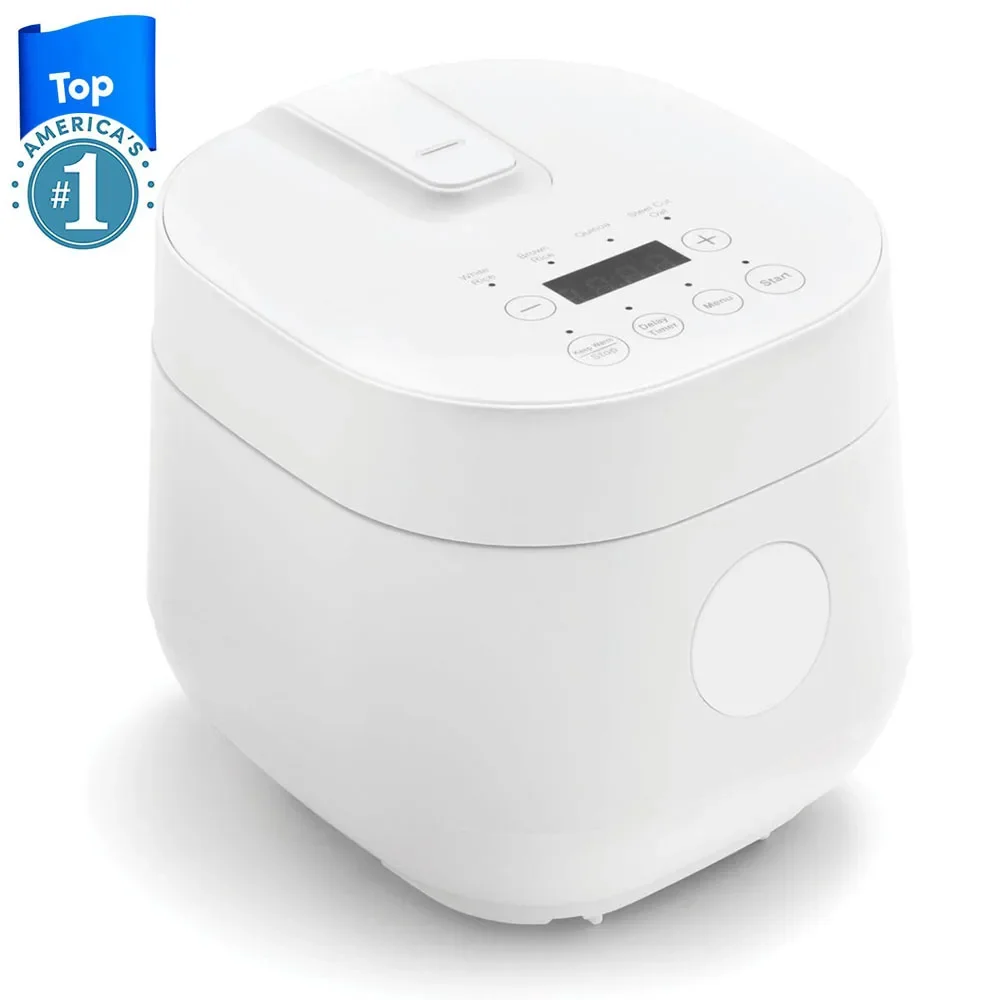 2024 GreenLife 4-Cup Digital Rice Cooker, PFAS & PFOA-Free Removable Ceramic Dishwasher Safe Pot, Healthy Cooking Oats Grains