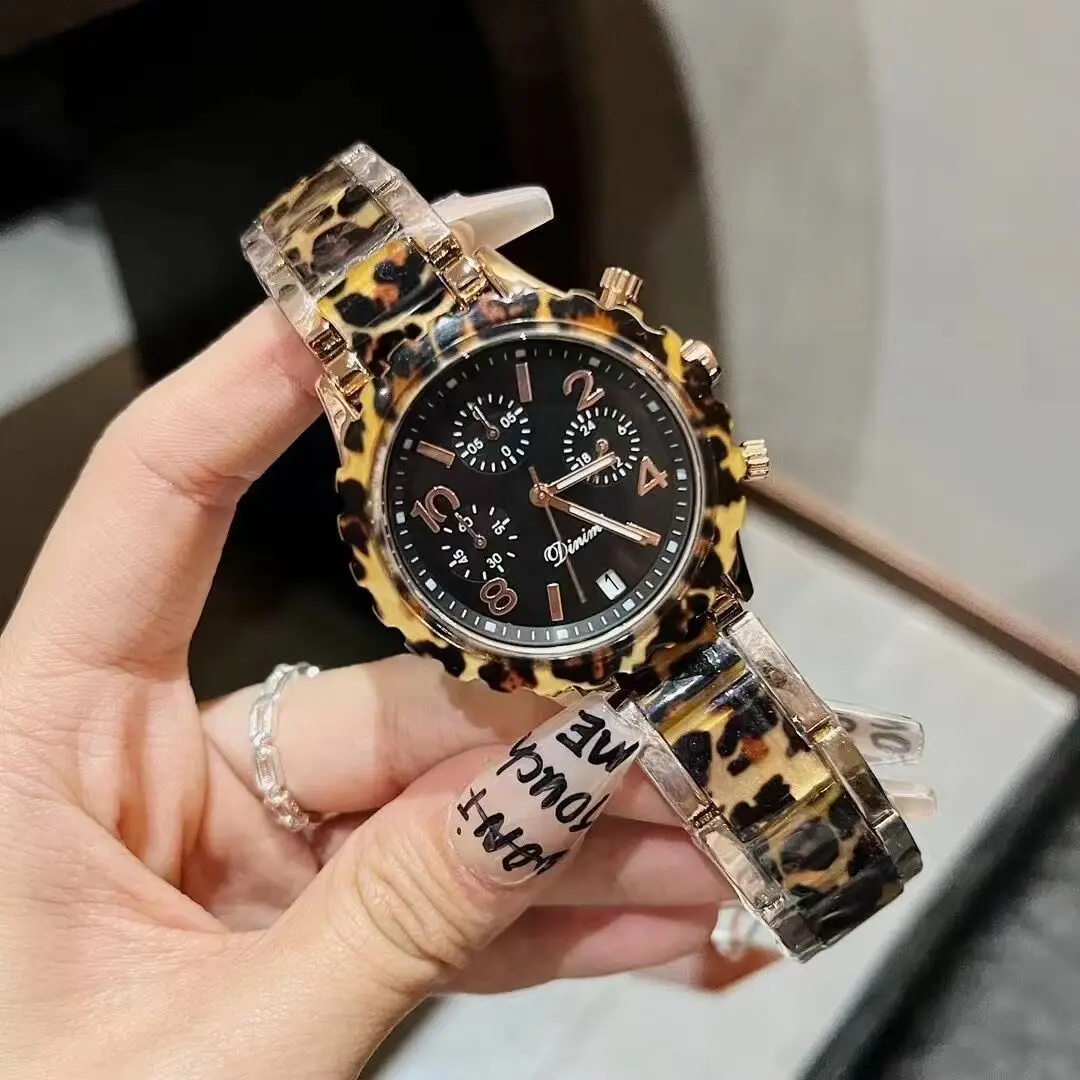 New Model Three-Dial, Six-Hand Watch With Calendar, Stylish 2026 New Women'S Watch, High-Quality Wristwatch For Women.