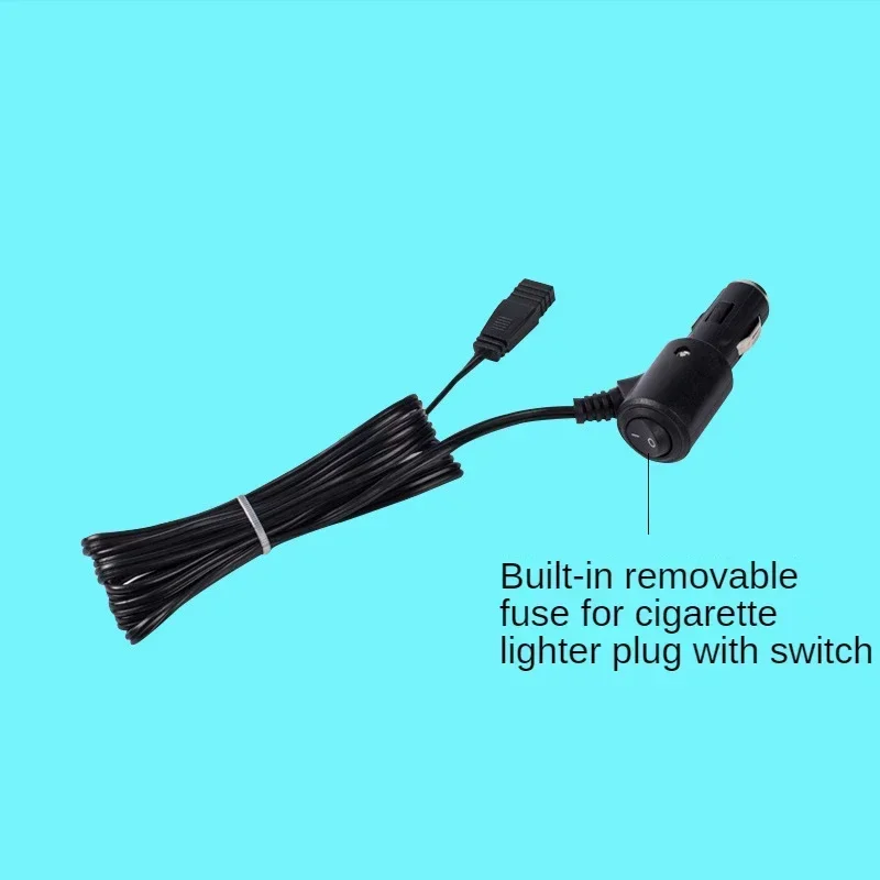 2M Power Cable Cord Lead for Car Monitor / Camera 12V 24V DC Plug Car Cigarette Lighter Charger