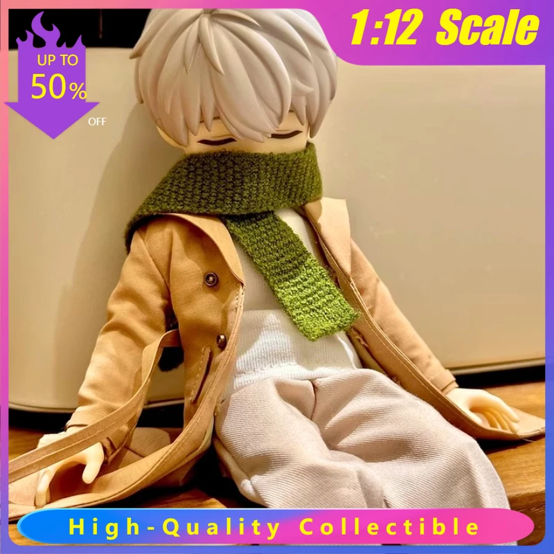 

1/12 Scale Hobbies Handmade Knitting Scarf Model DIY Accessory Fit 6 Inches Male Female Action Figure Doll Body