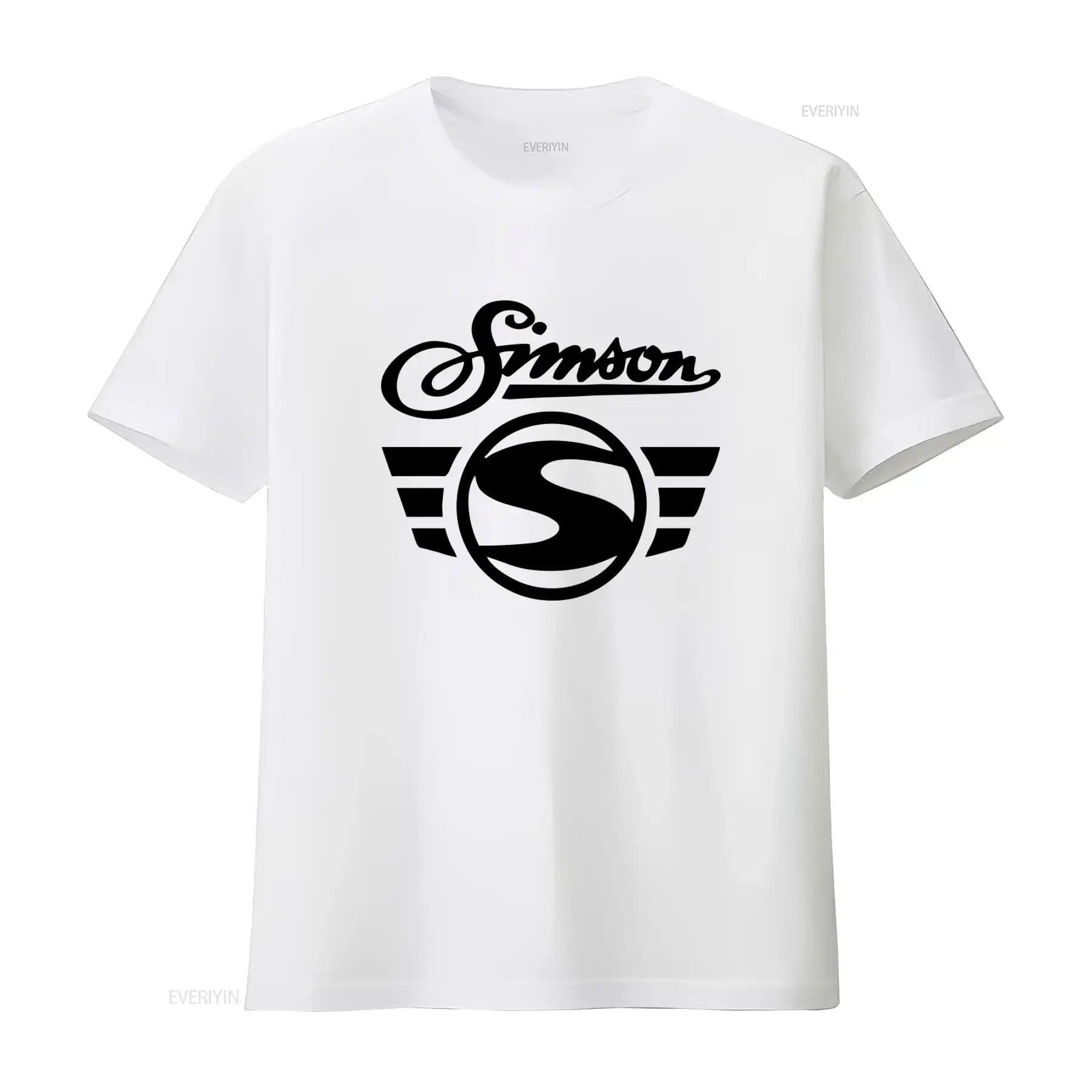 Men's T Shirt Simson Logo Font Retro Style Fun Sayings Available Up to 5XL vintage Washed Breathable designer clothes Slightly