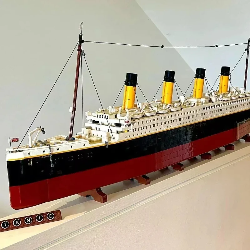 MINISO 9090 Stuks Titanic 10294 Cruiseboot Schip Model Speelgoed Volwassenen Kinderen Kerstcadeaus-Niet Compatibel met Legoed