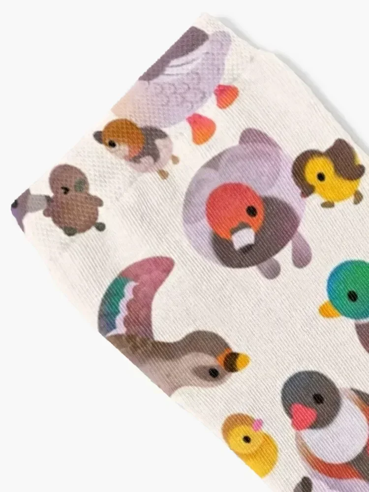 Duck and Duckling Socks Thermal man winter Sports kawaii Heating sock Men's Socks Women's