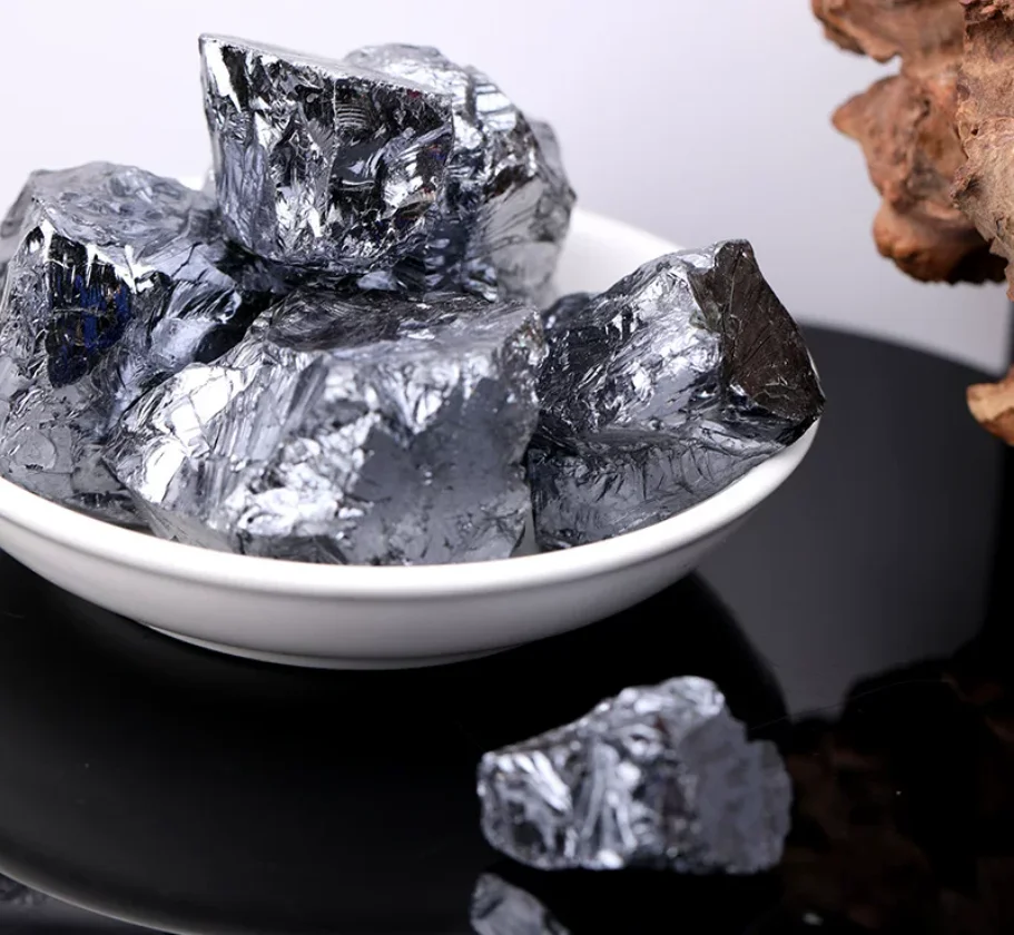 100g, 500g, 1kg Monocrystalline Silicon Block High Purity Single Crystal Silicon High Quality Monocrystal Si Element Metal Lumps