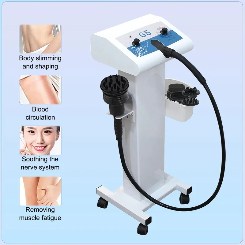 High Frequency G5 Vibrating Massager Body Slimming Machine Fat Burner Weight Loss Cellulite Removal with 5 Point Vibrator Device