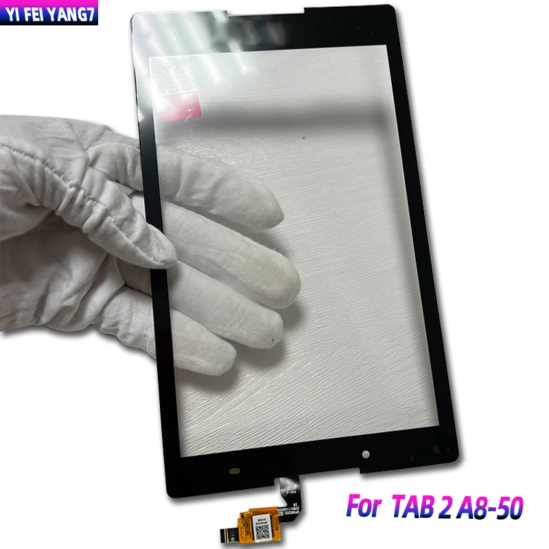 5Pcs Original Touch Screen Digitizer For Lenovo TAB 2 A8-50 A8-50F A8-50LC Outer Glass Panel Front Replacement Parts