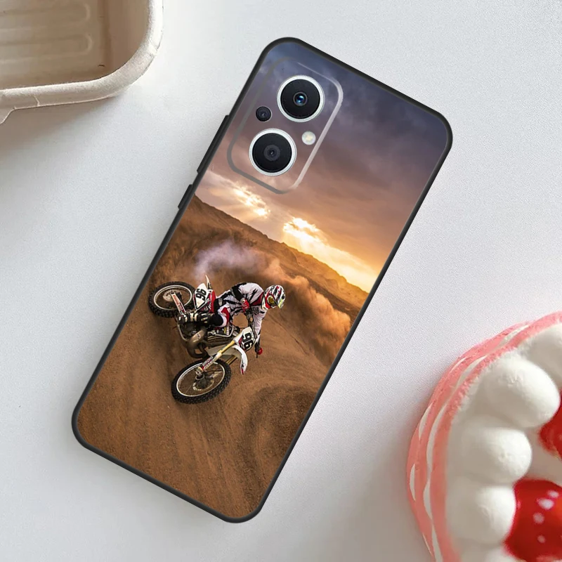 Moto Cross Motorcycle Sports Case For OPPO Reno 11 F 10 Pro 4Z 5Z 8T 4 5 6 7 8 Lite OPPO Find X6 Pro X2 X3 X5 Lite Cover