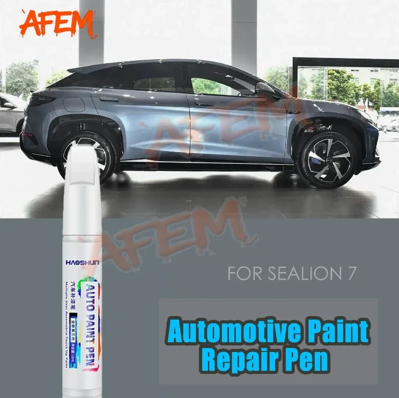 For BYD Sealion 7 Touch Paint Pen Finish Varnish Pen Car Scratch Paint Repair Tool Obsidian Black AAP Atlantis Grey HB5