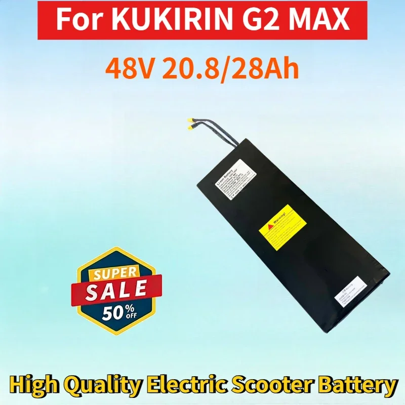 Newest 48V 20.8/28Ah Lithium-ion Rechargeable Battery for KUKIRIN G2 MAX High Quality Electric Scooter Replacement Battery