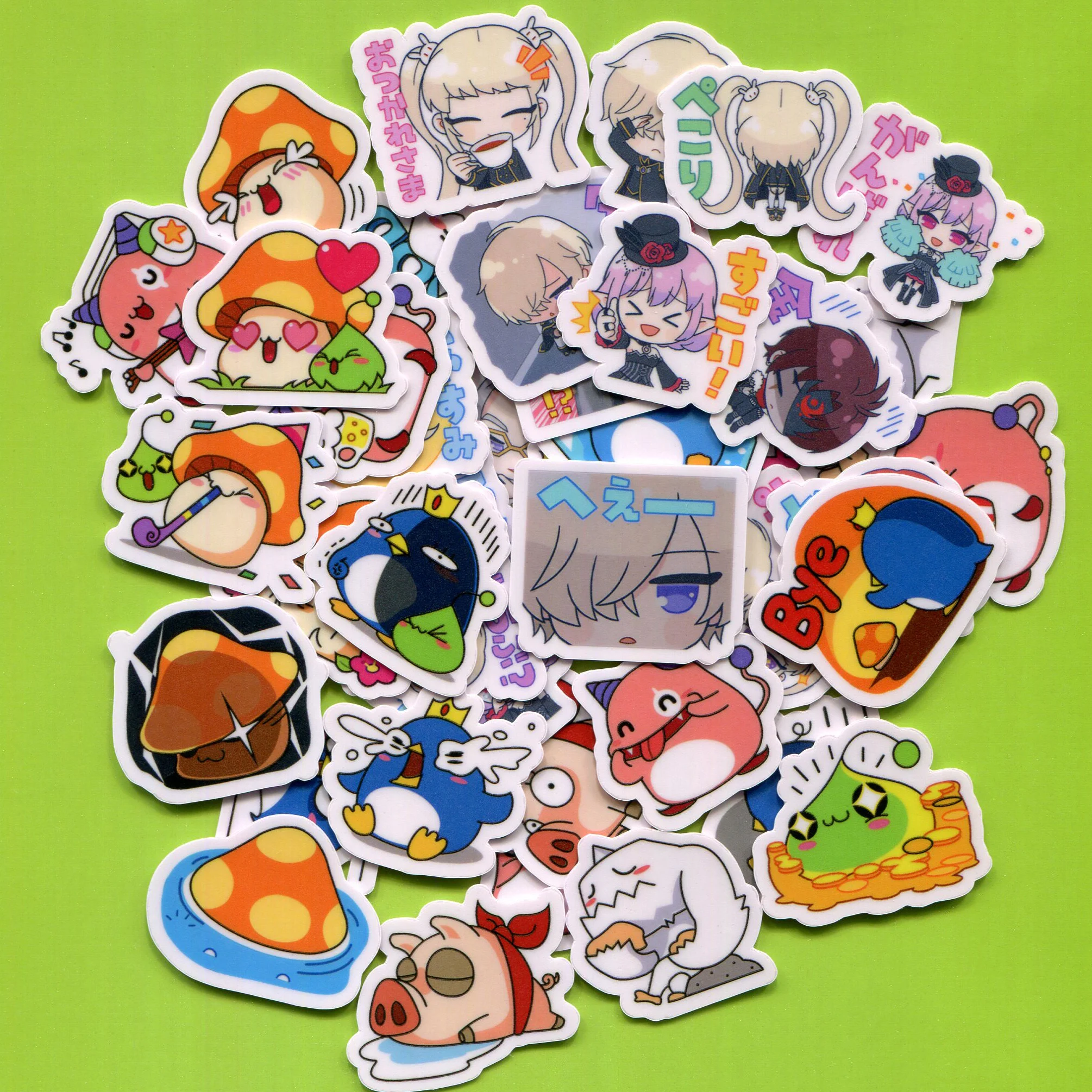 40pcs Maple mushroom 2-3cm Sticker
