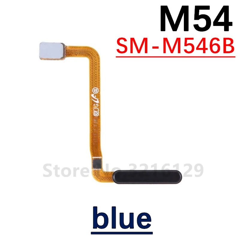 Power Home Button Menu Return Key Fingerprint Touch ID Recognition Sensor Flex Cable For Samsung M51 M52 M53 M54 M62 5G