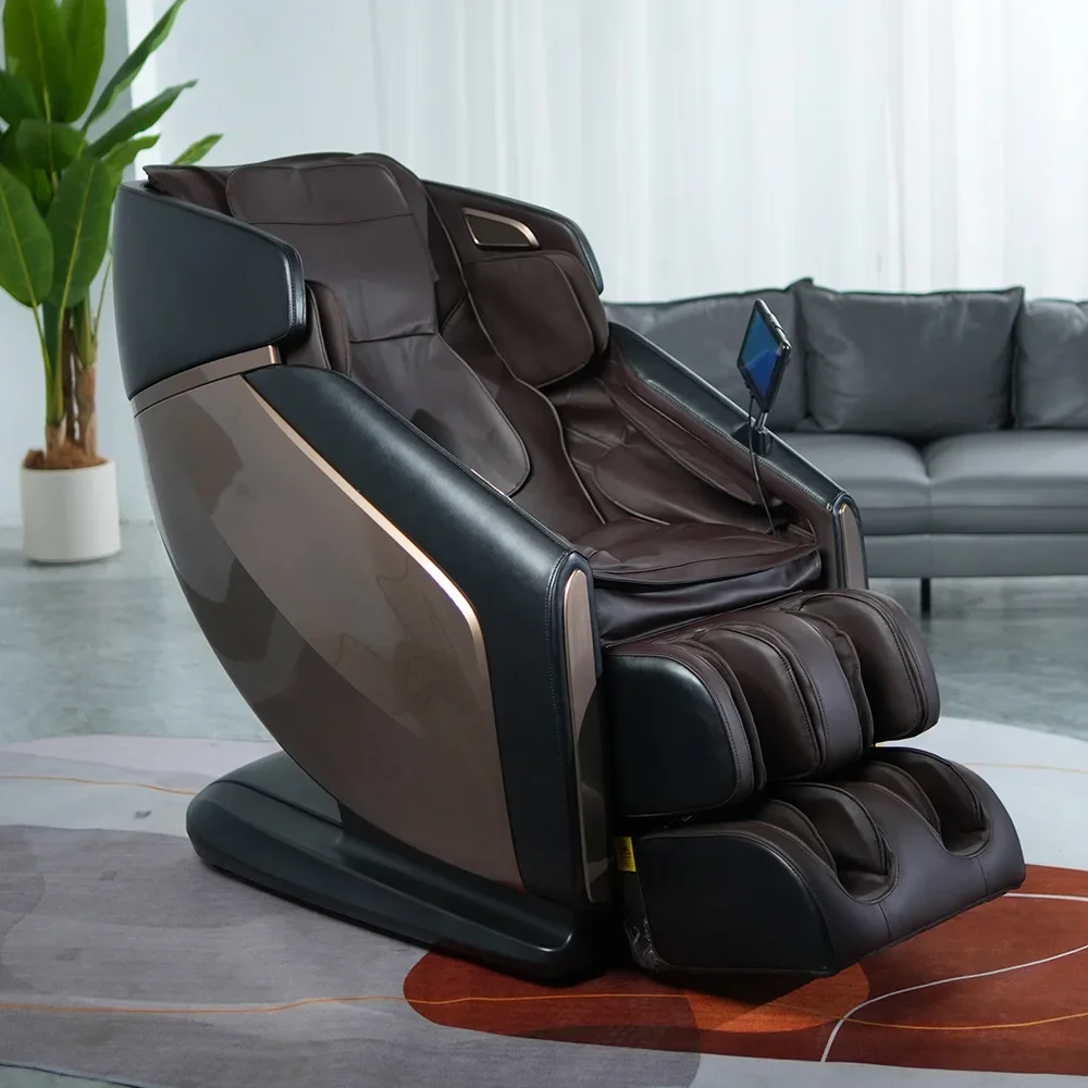 Home Multi-functional SL Guide Small Full Automatic Luxury Electric Cabin Intelligent Voice Light Luxury Massage Chair