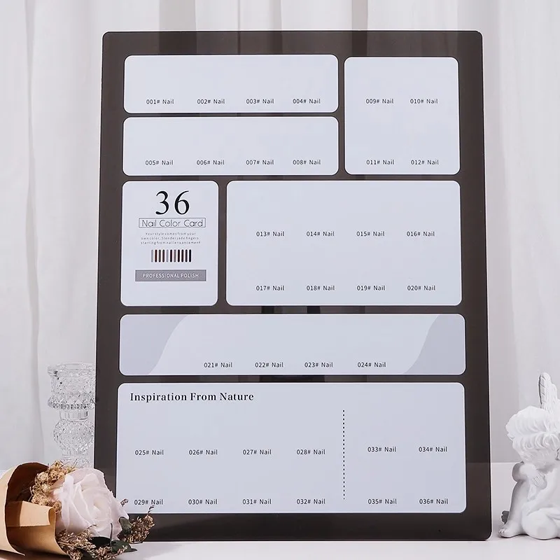 ネイルアクリルディスプレイスタンド - サンプル用品 マニキュアツール チップホルダー シェルフラック、ポリッシュカラーチャート プレスオンスタンド スタイリスト