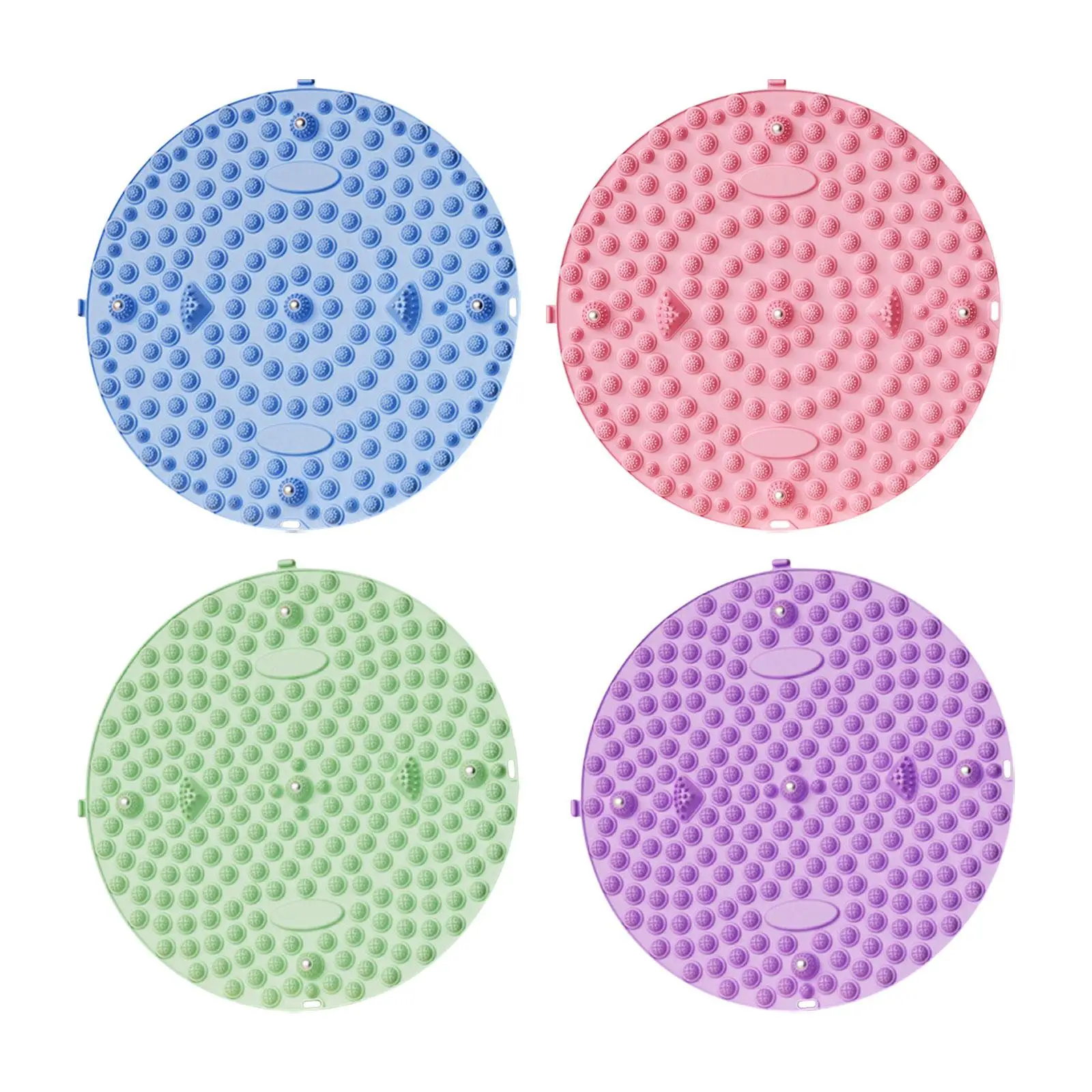 Коврик для массажа ног, украшение диаметром 35 см, складной эргономичный круглый массажный инструмент для длительного сидения, тренировки, ванной комнаты, офисного работника