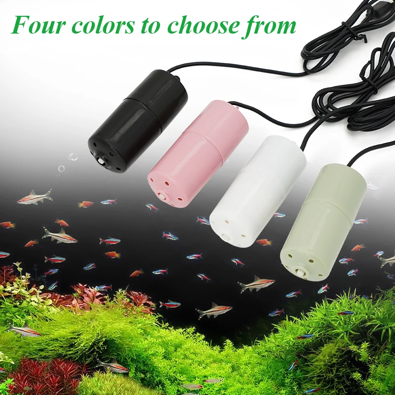 MINI Fish Tank Oxygen Pump Low Noise USB Rechargeable Air Pump for Aquarium Air Pump Accessories for Fishing Home Vehicle