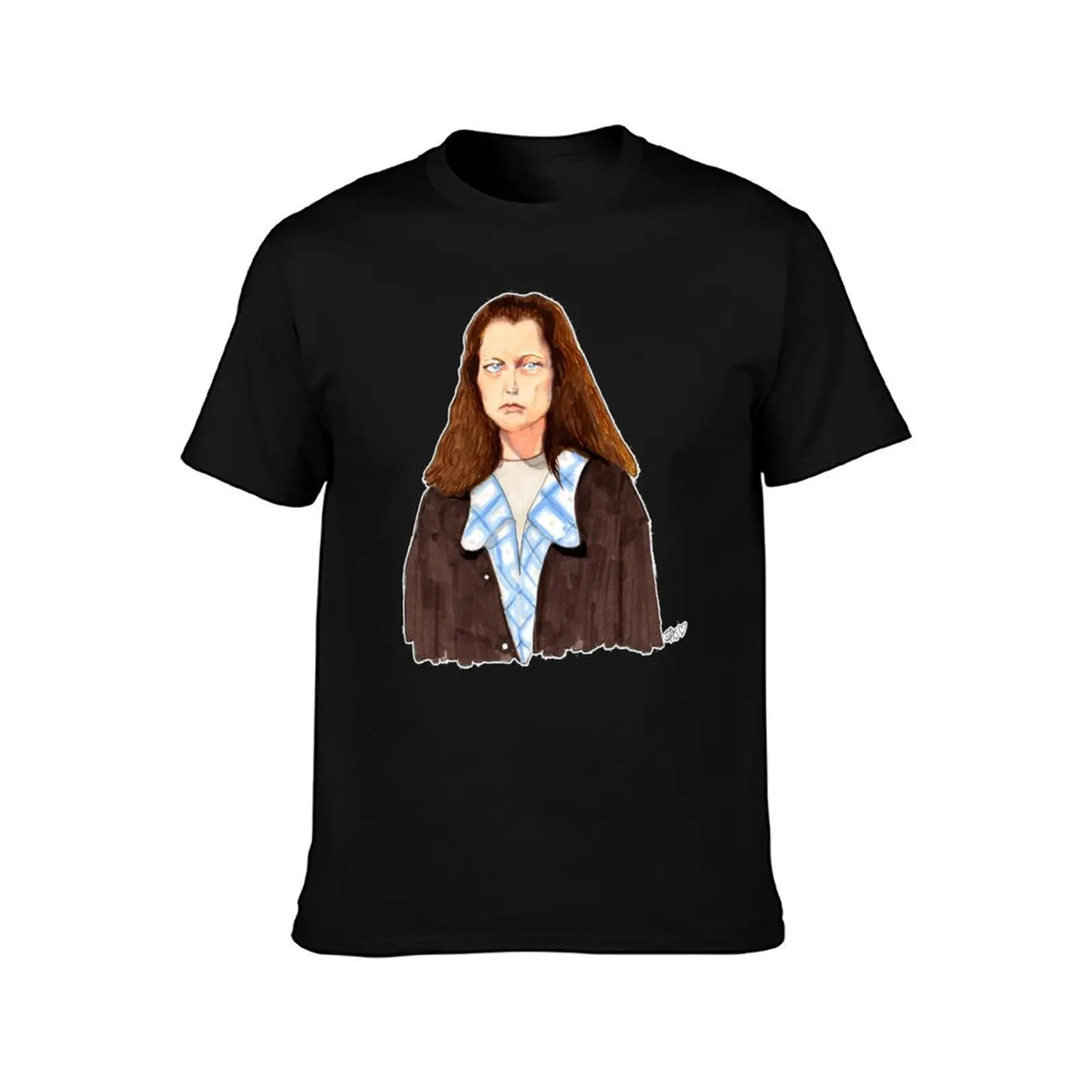 The Mysterious Muffy and Buffy Twins April Fools Day Portrait T-Shirt Big and Tall Loose Fit T-Shirt