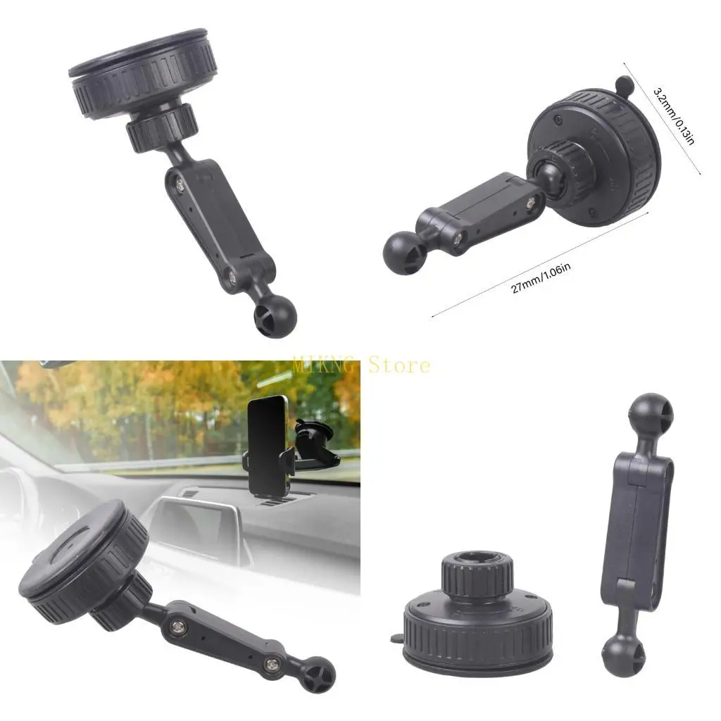 

Гибкая основа на присоске, 17 мм, шаровая розетка для регулируемого на 360 градусов телефона, планшета, автомобильное крепление,