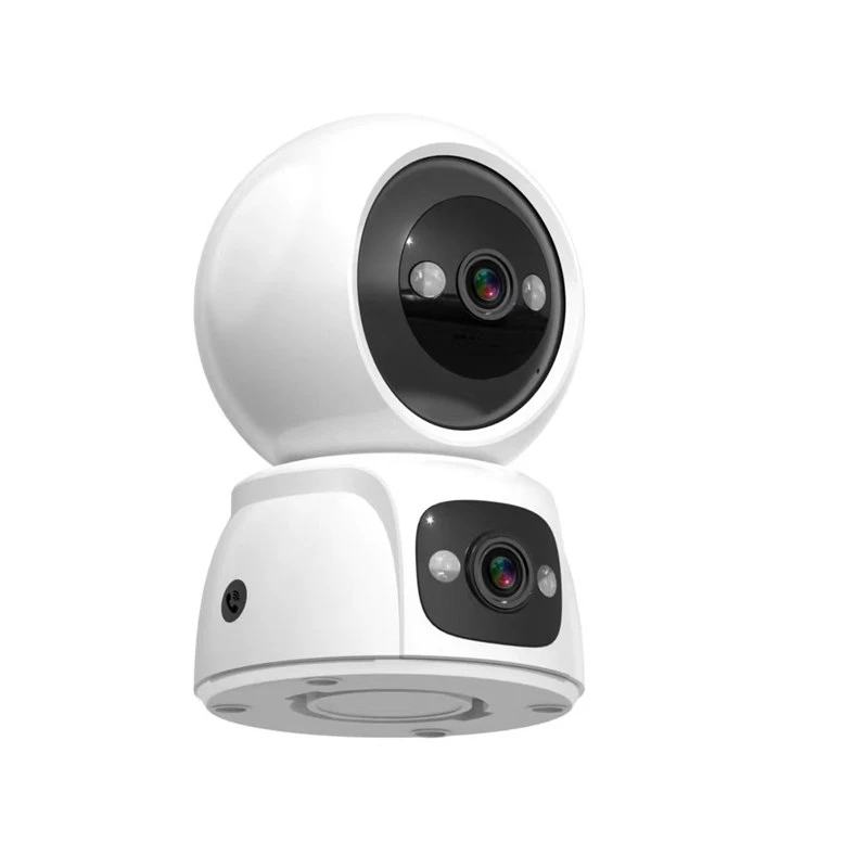 UHD-IP Câmera com Lente Dupla, Detecção Humanoide AI, Home Security CCTV, Monitor de Bebê, Interfone, Full Color, Wi-Fi App, 4MP, UHD
