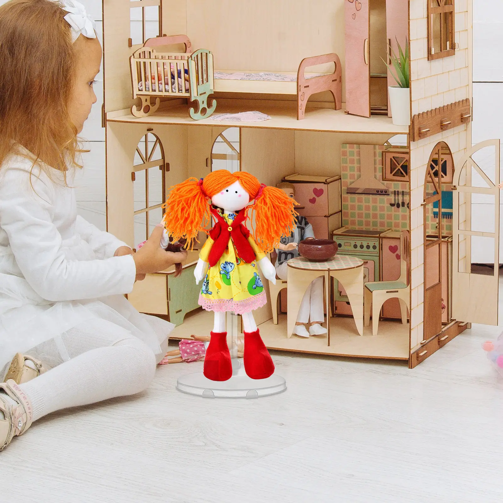 

Набор из 15 прозрачных подставок-держателей: прочные пластиковые стойки премиум-класса для демонстрации фигурок и игрушек