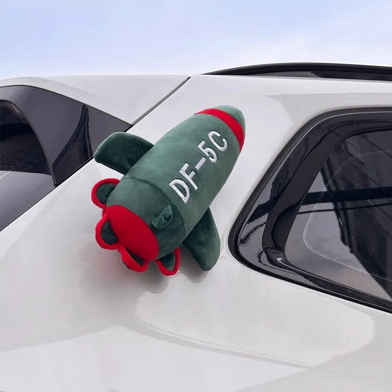 

Dongfeng 5C Car Exterior Pendant DF-5C Car Exterior Doll Trailer Rear Doll Trunk Decoration Roof Ornament Plush Toy Gift