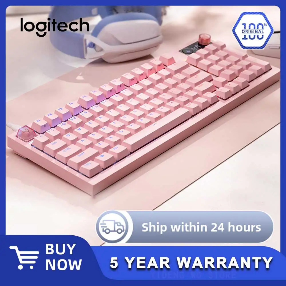 لوحة مفاتيح الألعاب المخصصة Logitech Flash Dragon G316 X 8K، تدعم المفتاح الكامل والمحور الكامل ومقبض الوسائط القابل للتبديل السريع RGB L Axis