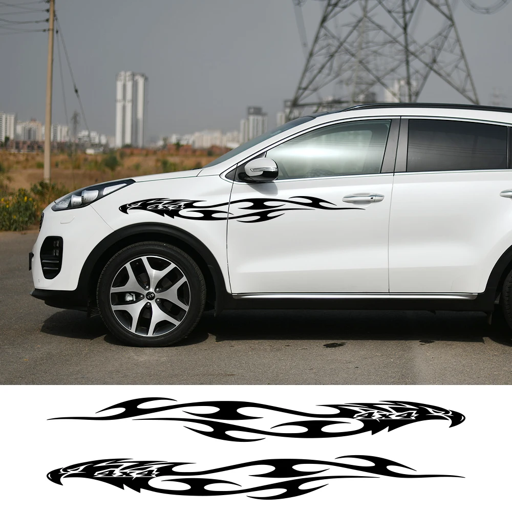 Car Waist Line Vinyl Stickers Auto Sport Style Graphics Decor Decal Tuning Accessories Universal for Cars SUV Pickup Truck