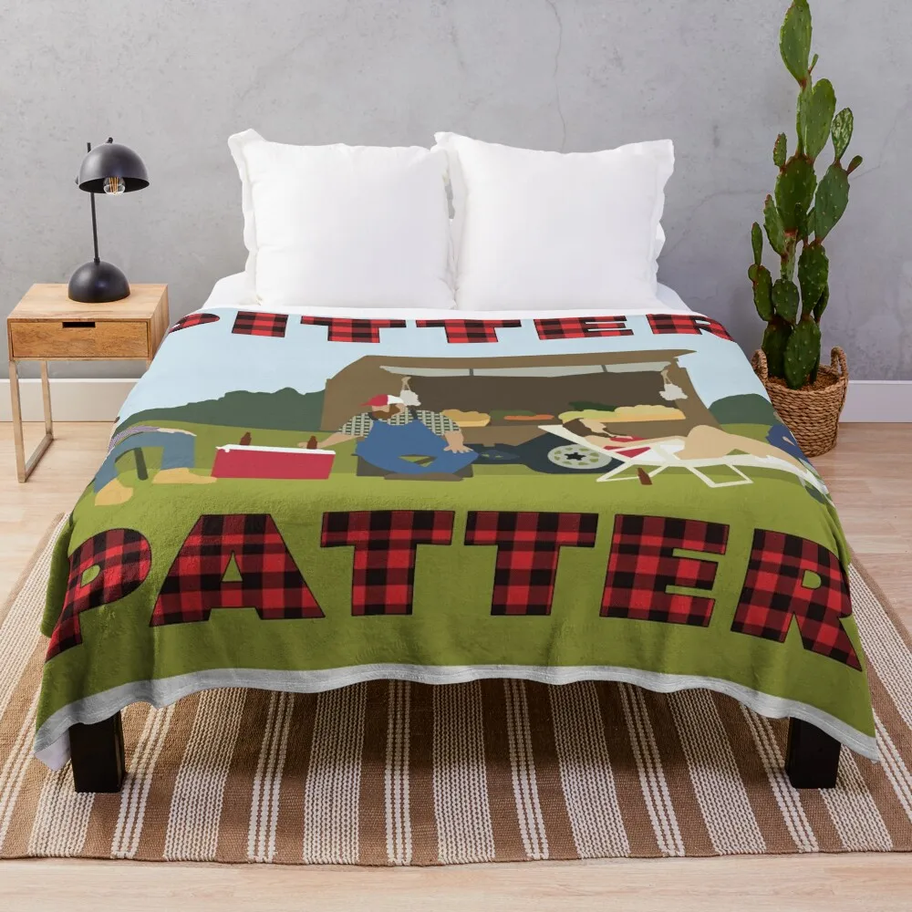 

Letterkenny Produce Stand Throw Blanket Winter beds blankets ands Bed linens Single Large Blankets